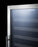 Summit - 24" 127-Bottle Single-Zone Black Cabinet w/ Glass Door Stainless Steel Frame Wine Cooler, Reversible Door (SWC1127B)