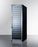 Summit - 24" 171-Bottle Single-Zone Wine Cooler w/ Tempered Glass Door Stainless Steel Frame, Black/Stainless Steel Wrapped Cabinet (SWC1926)