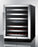 Summit - 24" 46-Bottle Dual-Zone ADA Compliant Wine Cooler (SWC530BLBISTADA) - Stainless Steel Glass Door