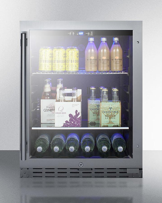 Summit - 24" 6-Bottle Single-Zone ADA Compliant Beverage Center (ALBV2466)