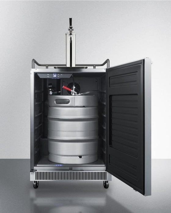 Summit - 24"  Built-In Kegerator w/-TapLock, Single/Dual-Tap (SBC677BITL)