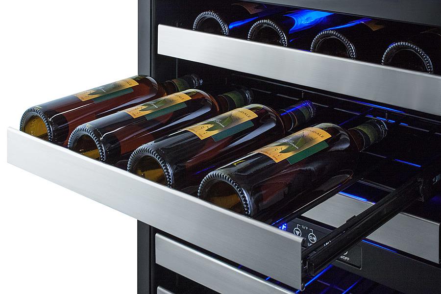 Summit - 24" 46-Bottle Dual-Zone Built-in ADA Compliant Wine Cooler (ALWC532)