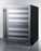 Summit - 24" 46-Bottle Dual-Zone Built-in ADA Compliant Wine Cooler (ALWC532)