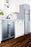 Summit - 30" 66-Bottle Dual-Zone Built-in/Undercounter Wine Cooler w/ Stainless Steel Glass French Door Trim (SWC3066B)