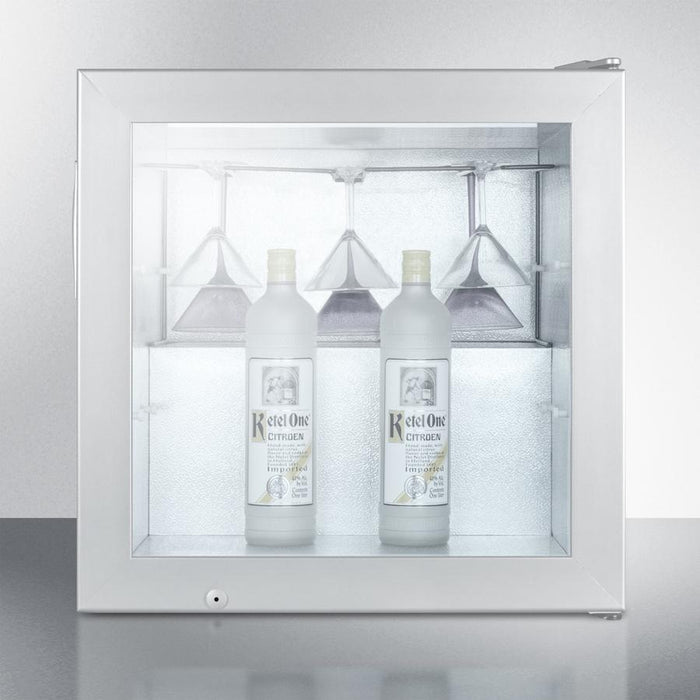 Summit Compact Glass Door Vodka Chiller (SCFU386VK)