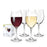 Taste Set of 4 Red And White Tasting Glass by True (2168)