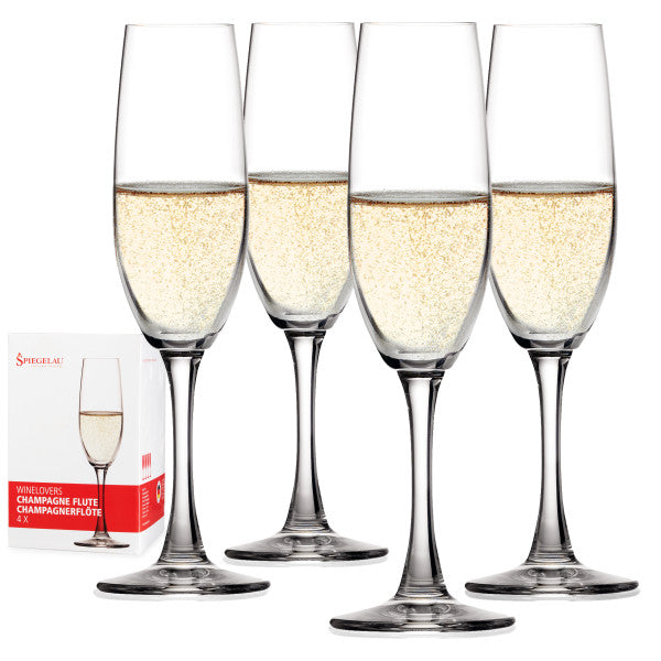 Spiegelau Wine Lovers 6.7 oz Champagne flute, set of 4 (4090187)