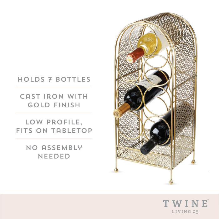 Trellis 7 Bottle Wine Rack by Twine (10250)