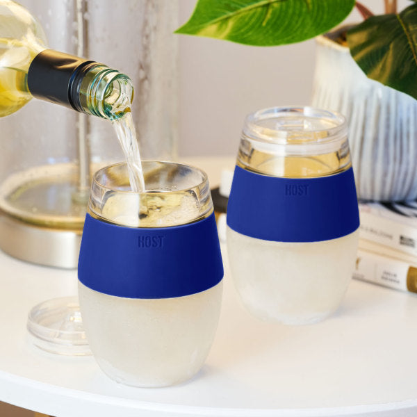 Wine FREEZE™ Cooling Cups and lids (Set of 2) by HOST