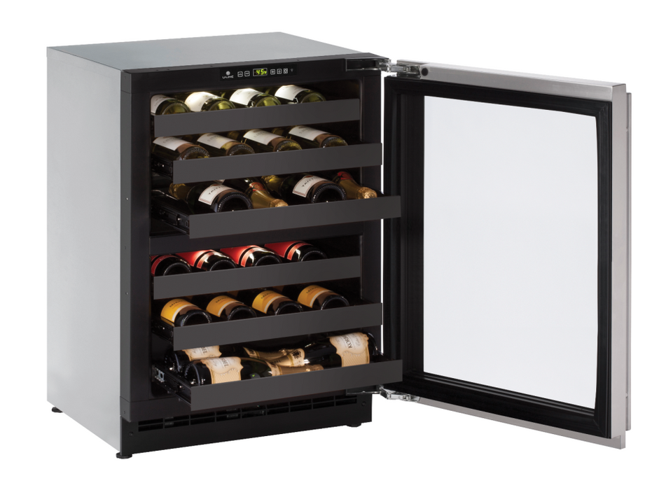 U-Line - 24" 2000 Series Dual-Zone Wine Cooler (2224ZWC)