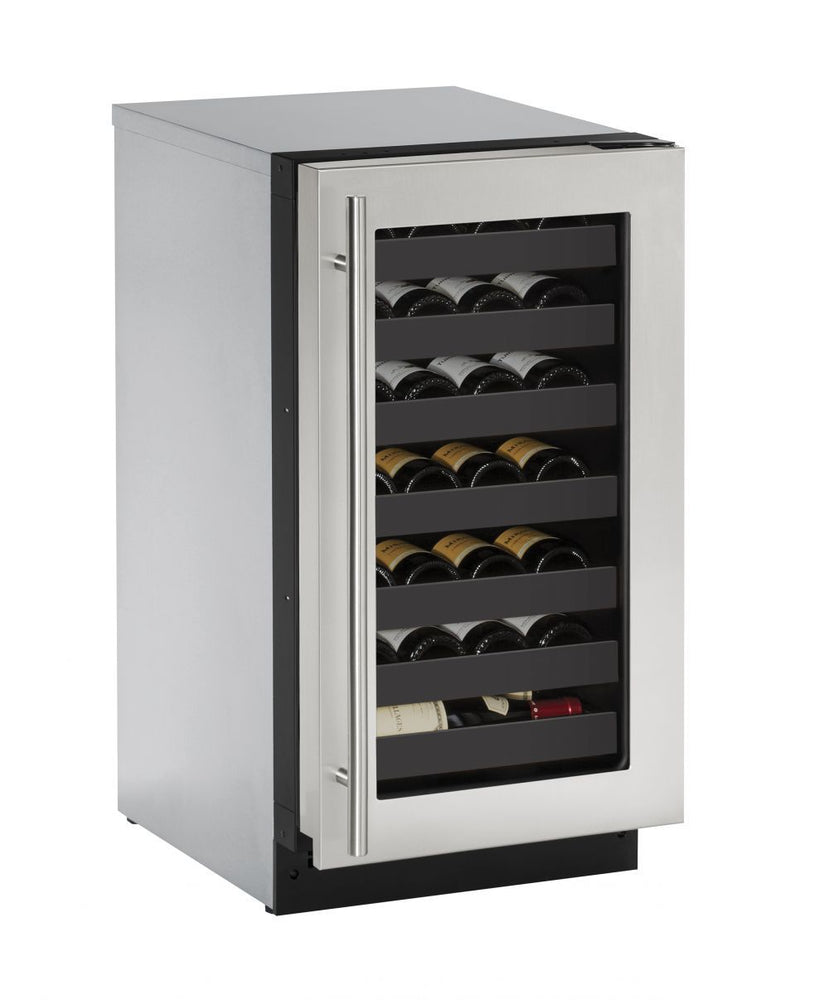 U-Line - 18" 2000 Series 31-Bottle Single-Zone Built-In Wine Cooler (2218WC)