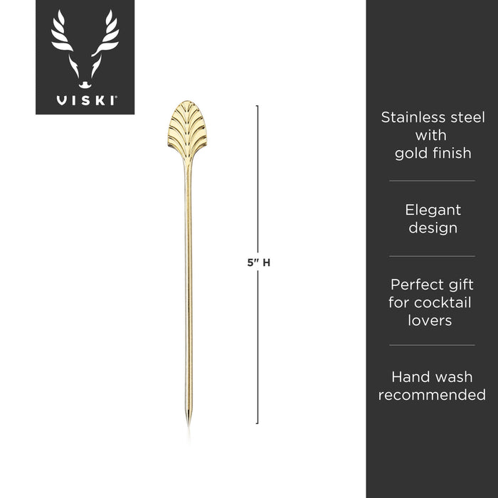 Gold Art Deco Cocktail Picks by Viski® (9487)