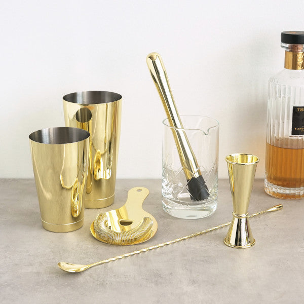 Gold 7- Piece Bar Essentials Set by Viski (11168)