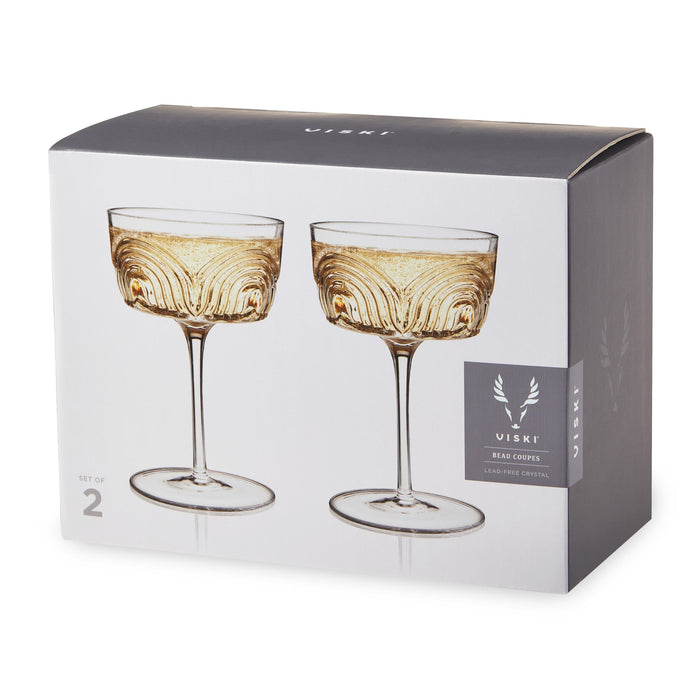 Deco Beau Crystal Coupes Viski® (11385)