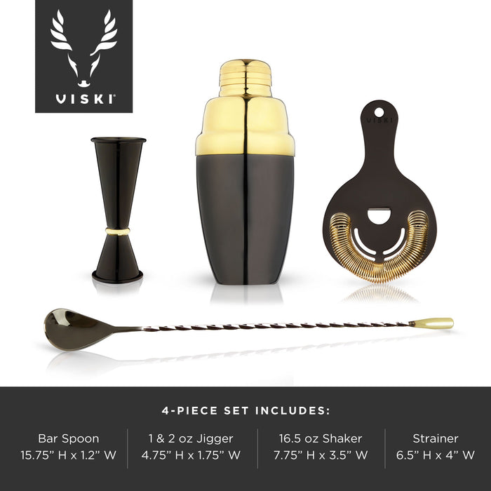 Two Toned Barware Set by Viski (2695)