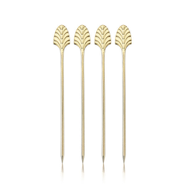 Gold Art Deco Cocktail Picks by Viski® (9487)