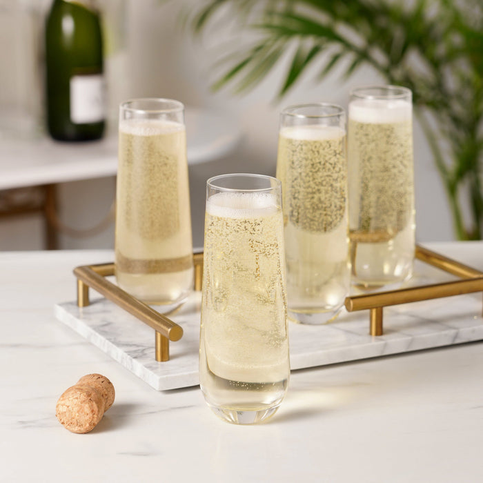 Stemless Champagne Glass by True (Set of 4)