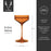 Reserve Nouveau Crystal Coupes in Amber by Viski (set of 2)