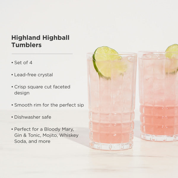 Highland Highball Tumblers set of 4 (10626)