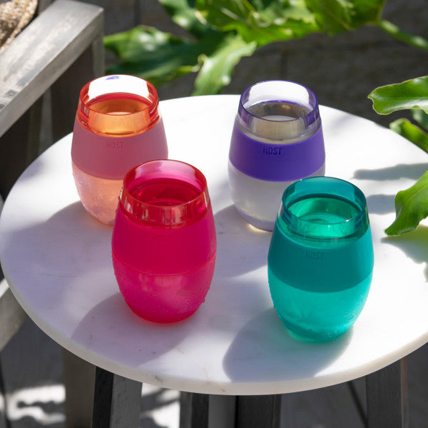 Wine FREEZE Translucent Cooling Cups by HOST