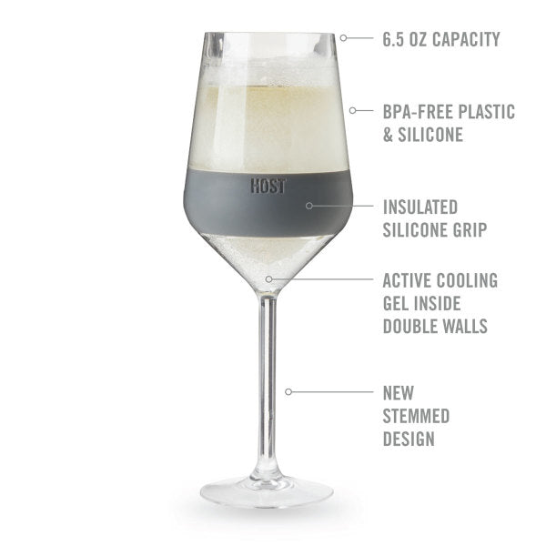 Wine FREEZE Stemmed Cooling Cups by HOST®