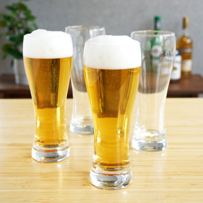 Wheat Beer Glasses, Set of 4 by True (9954)