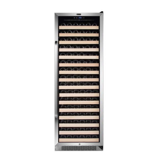 Whynter - 24" 166-Bottle Single-Zone Built-in Stainless Steel Wine Cooler (BWR-1662SD)