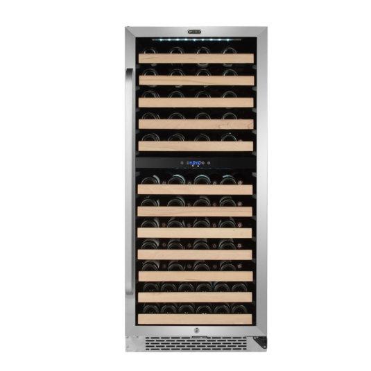 Whynter - 24" 92-Bottle Dual-Zone Stainless Steel Wine Cooler (BWR-0922DZ)