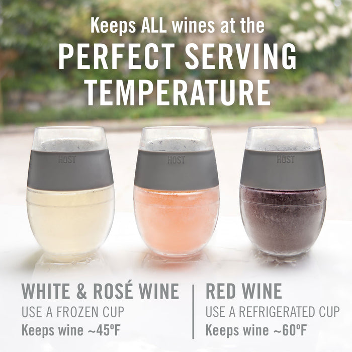 Wine FREEZE Cooling Cups by HOST