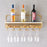 Gold Wall Mounted Wine Rack & Cork Storage (10617)