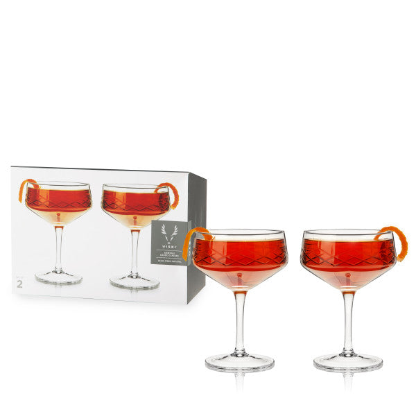 Admiral Coupe Glasses by Viski (10670)