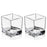 Braque Crystal Rocks Glasses by Viski® (11289)