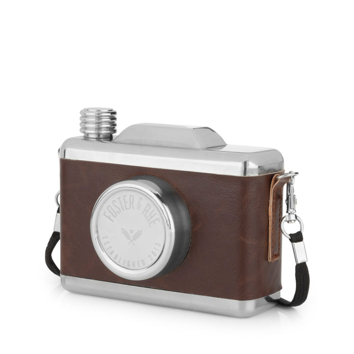 Stainless Steel Snapshot Flask by Foster & Rye™ (4368)