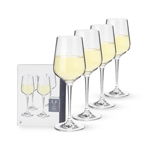 Reserve European Crystal Chardonnay Glasses by Viski® (10102)