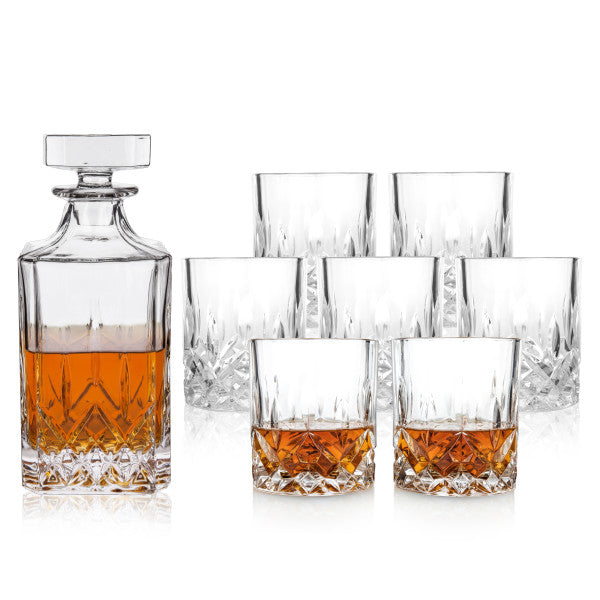 8 Pc Admiral Glassware Set in SIOC pkg by Viski (10839)