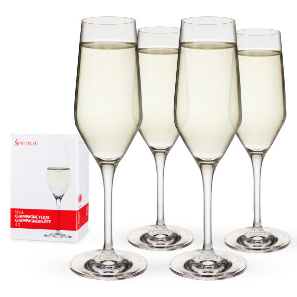 Spiegelau Style 8.5 oz champagne flute set of 4 (4670187)